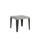 Tavolo Allungabile 90-246x90x77 cm Flame Cemento