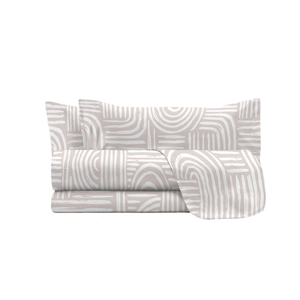 acquista Set Lenzuola con Stampa Sopra Sotto e Federe Linea Ida Diana Varie Misure