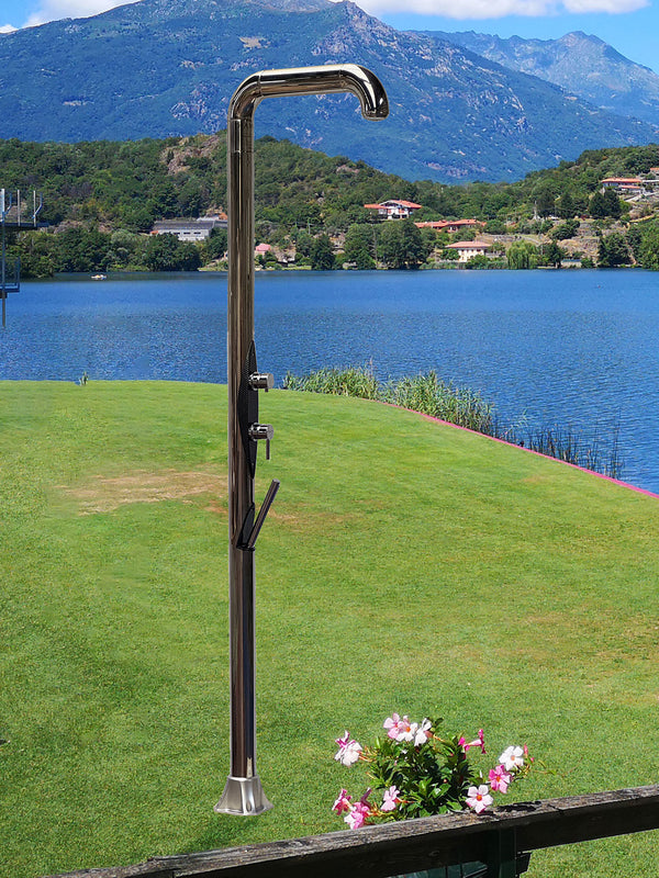 acquista Doccia da Giardino con Soffione e Doccetta Arkema Diamond Inox I445