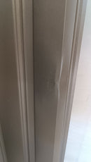 Capanno Porta Attrezzi 142x86x189 cm con Tetto Inclinato e Porta Bloccabile in Metallo Argento Seconda Scelta