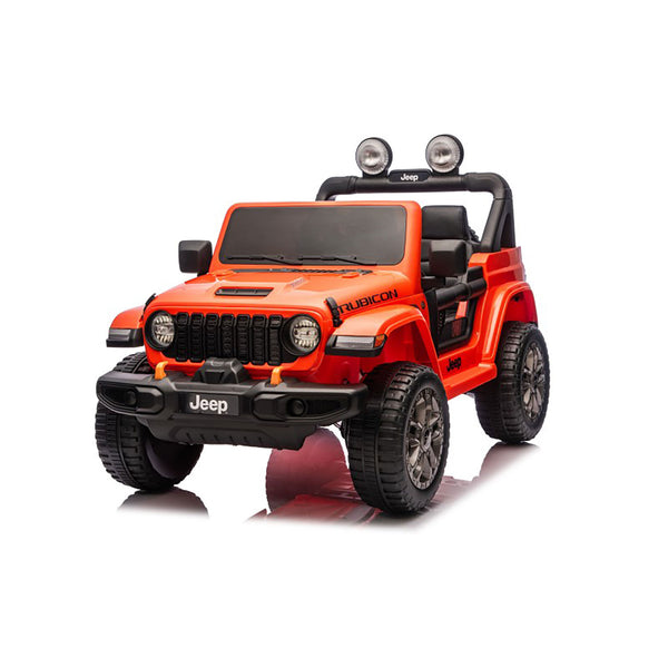 online Macchina Elettrica per Bambini Jeep Wrangler Rubicon 12V con Telecomando Arancione