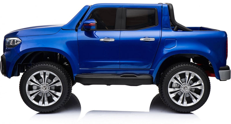 Macchina Elettrica per Bambini 2 Posti 12V Mp4 con Licenza Mercedes Classe X Pick-up Blu