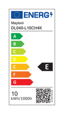 Faretto da incasso Downlight in Alluminio Kappell Cromo