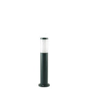 Lampada Palo Tondo Basso per Giardino Colore Nero per Esterno Linea Fiammifero Sovil