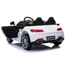 Macchina Elettrica per Bambini 2 Posti 12V con Licenza Mercedes GTR AMG Bianca