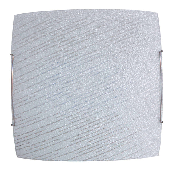 prezzo Plafonnier 2xE27 Crochets Fil Acier Verre Diamantino E-Energy Zoe