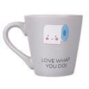 Set 6 Tazzine da Caffè Ø6,3x6,4 cm in New Bone China VdE Tivoli 1996 Be Positive