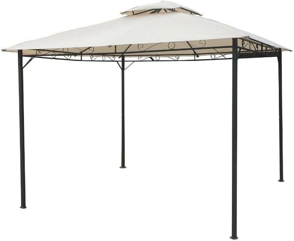 Gazebo Da Giardino 3x3 m Struttura Metallo Telo Antipioggia Waterprof Bianco online