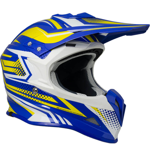 prezzo Casque Intégral pour Moto Cross avec Visière CGM Freeway 601S Jaune