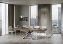 Tavolo Allungabile 200-460x90x77 cm Volantis Premium Noce Telaio 4C 