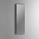 Mobile Bagno Sospeso 135 cm Lavabo e Specchio TFT Mactan Destra Bianco Noce e Grigio