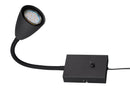 Applique da Interno Attacco GU10 in Metallo Nero Opaco