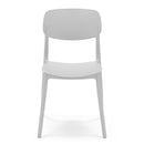 Set 6 Sedie 46x79x54 cm in Polipropilene Elodie Bianca