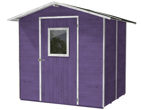 Abris de jardin en bois pour outils 200x167x214 cm avec porte et fenêtre Ecla Lilla online