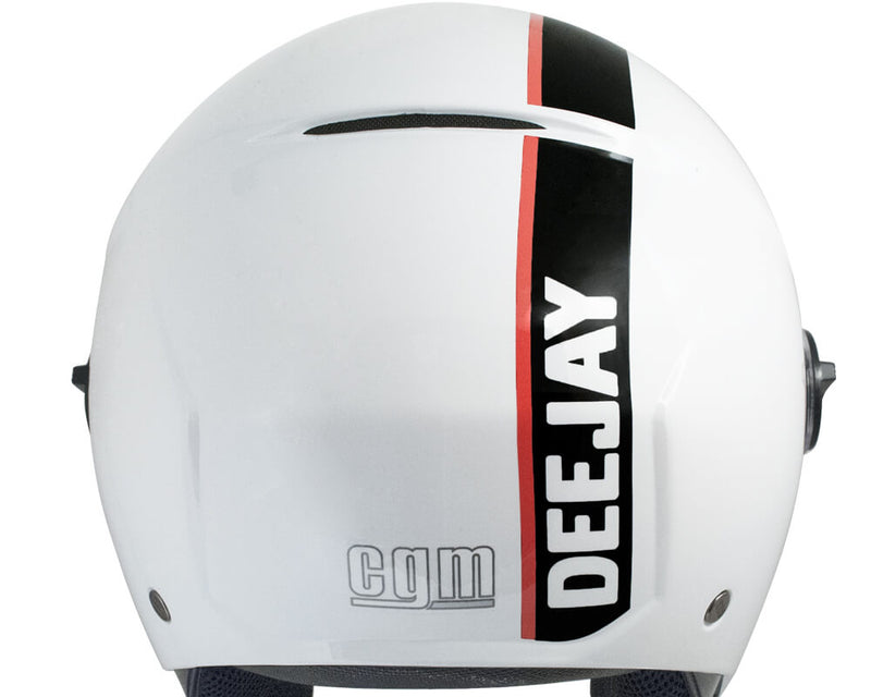 Casco Jet per Scooter Visiera Lunga CGM Deejay 107DJ2 Bianco