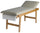 Table de Massage Fixe Visite Physiothérapie 2 Plans 190x70x75 cm 200Kg Beige