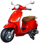 Piaggio Vespa Primavera Elettrica 12V per Bambini Rossa