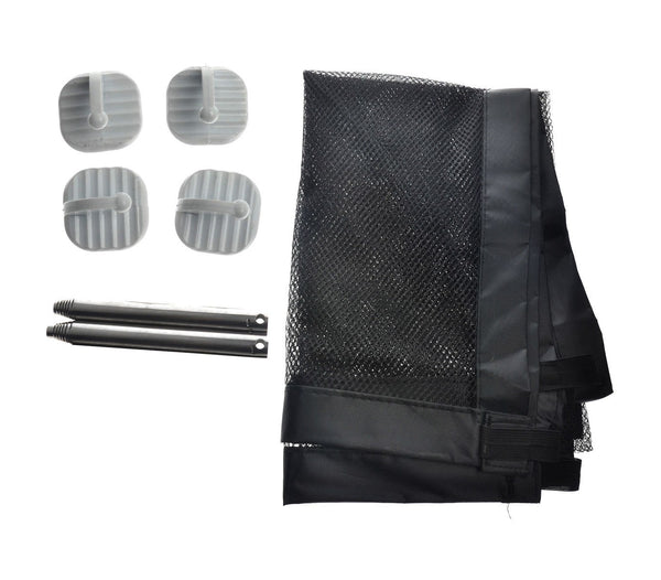 sconto Barrière pour Animaux 180x72 cm Semi-rigide Noir