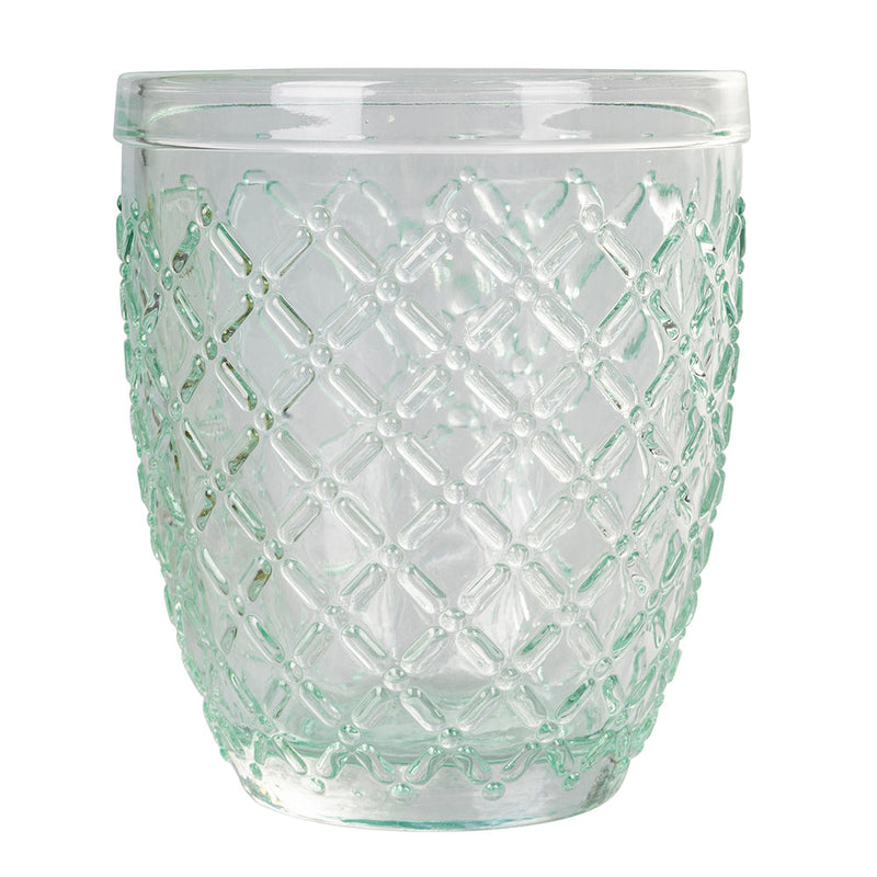 Set 6 Bicchieri Acqua Castle Greenery in Vetro VdE Tivoli 1996 Verde