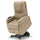 Poltrona Alzapersona 4 motori 70x87x105 cm a Batteria Ricaricabile In Tessuto Diva Dubai Tortora