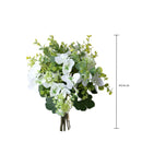Set 3 Bouquet Artificiali Eucalipto Ortenzie 34 cm