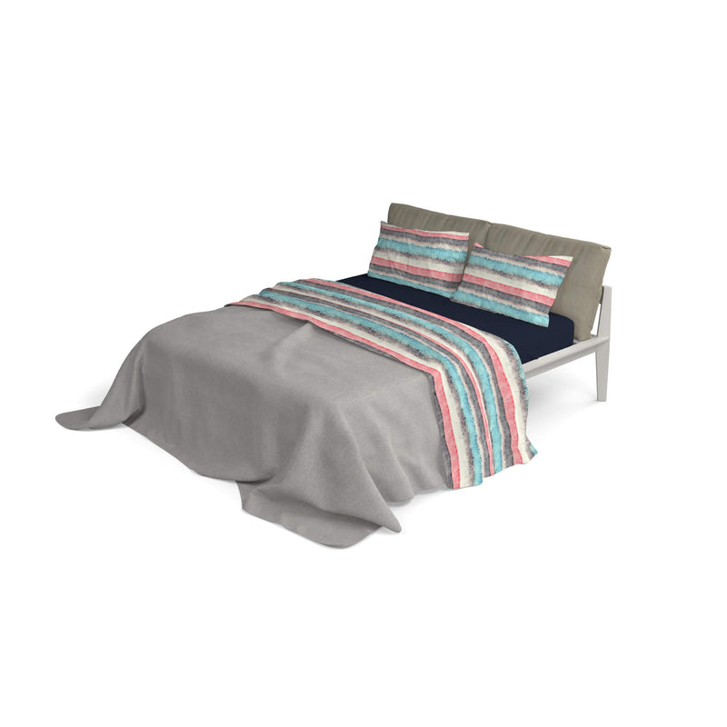 Set Lenzuola con Stampa Sopra Sotto e Federe Sarah Varie Misure