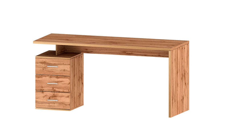 Scrivania 3 Cassetti 160x60x75 cm New Selina Rovere Wotan  