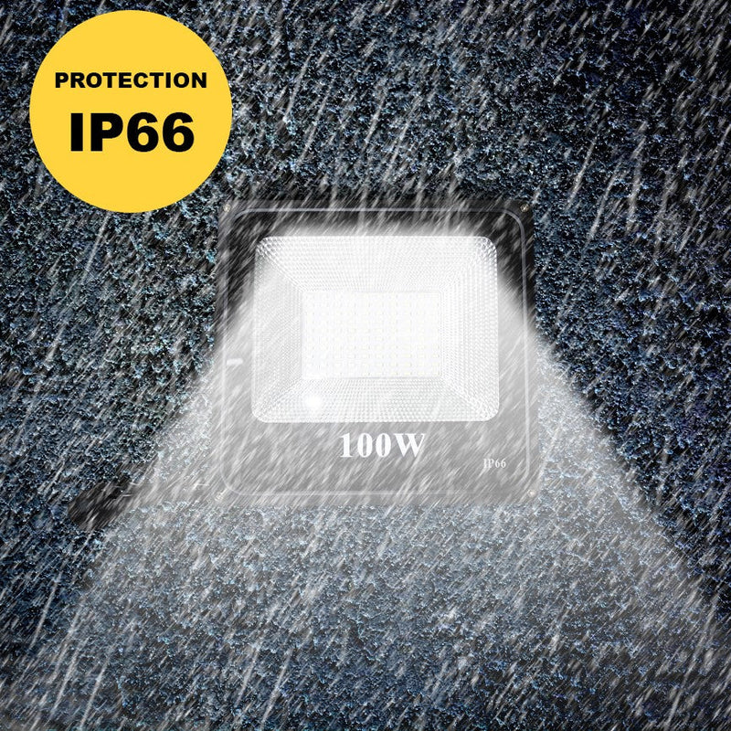 Faro a led da esterno 6500K luce fredda da muro 100W impermeabile IP66