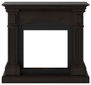 Cornice per Camino in Legno MDF 113,7x102,2x28,2 cm Tagu Magna Noce Pregiato