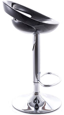 Sgabello con Alzata a Gas e Seduta Girevole in Abs Vandi Arancione