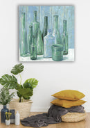 Quadro con 2 Bottiglie Dim 100x100 cm