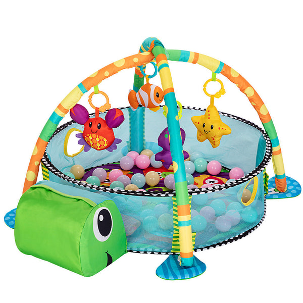 prezzo Palestrina Box Tappeto Neonato Bambino Tartaruga Fitch Baby con Recinto Palline
