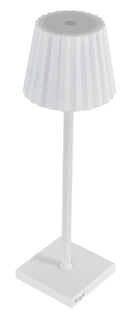 Lampada da Tavolo 38x10x10 cm in Alluminio Luce Bianca Calda K-ligth Nero 