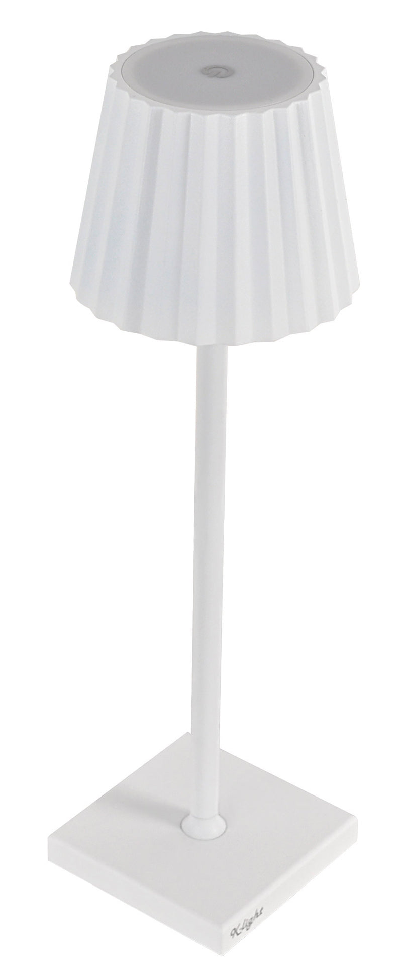 Lampada da Tavolo 38x10x10 cm in Alluminio Luce Bianca Calda K-ligth Nero 