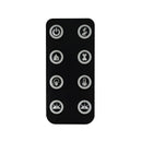 Camino Elettrico da Parete o Incasso Alaro Plus 127x18x52 cm Effetto Fiamma Telecomando in MDF Bianco