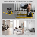 Macchina per Squat 3 in 1 Regolabile 50x97x44,5-56,5cm Giallo    