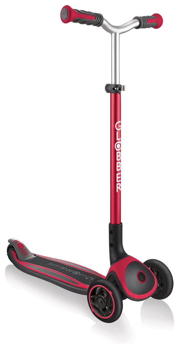 Trottinette 3 Roues Pliante 5 Hauteurs Max 50 Kg Globber Master Rouge sconto