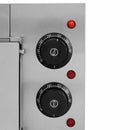 Forno Elettrico a Due Comparti 56,1x43,7x50 cm 350°C per Pizza Fino a 40 cm