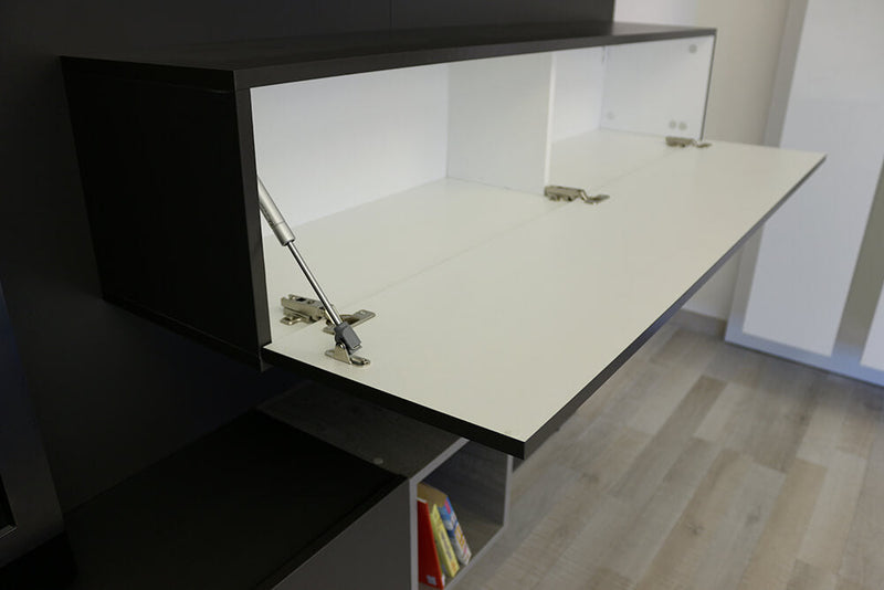 Mobile Sospeso Orizzontale Rettangolare da Salotto 29x139x31cm TFT  Cube Miele