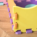 Tappeto Puzzle 25 Pezzi 120x31,5x1 cm con Numeri in EVA Multicolore