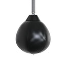 Speed Bag a Parete per Boxe e MMA ad Altezza Regolabile con Asta 79x72x20 cm in Acciaio e PU Nero