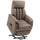 Fauteuil releveur électrique 1 moteur 75x93x110 cm en microfibre marron