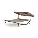 Amaca da Giardino 2 Posti in Textilene con Tettuccio e Ruote Taddei Acapulco Duo Beige