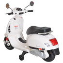 Moto Elettrica per Bambini Piaggio Vespa GTS 6V Bianco  