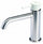 Mitigeur Lavabo Monocommande sans vidage en Acier Inoxydable Satiné Poignée Perle