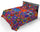 Parure de lit double et taies d'oreiller avec imprimé