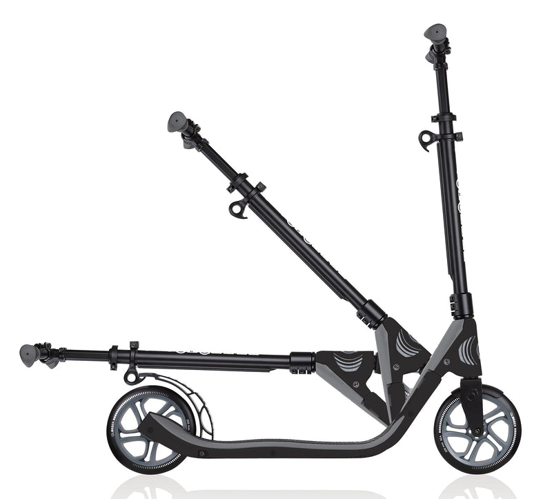 Monopattino 2 Ruote in Alluminio Globber One Nl 205 Nero e Grigio