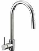 Rubinetto Cucina Miscelatore Monocomando Doccetta Estraibile Apell AP7790CR Cromato