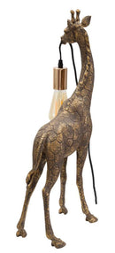 Lampada da Tavolo Giraffa 28x16x60 cm in Poliresina 