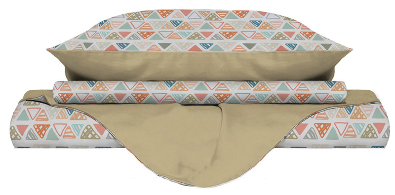 Copripiumino Double Face con Federe Stampato Different Varie Misure